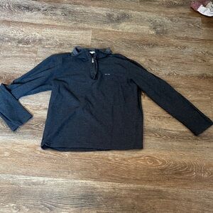 Calvin Klein Charcoal Quarter-Zip Pullover